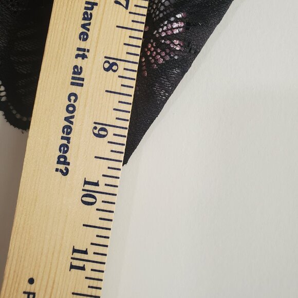 No Boundaries Lace Bralette Small Black Fairy Goth Whimsygoth - Picture 8 of 10